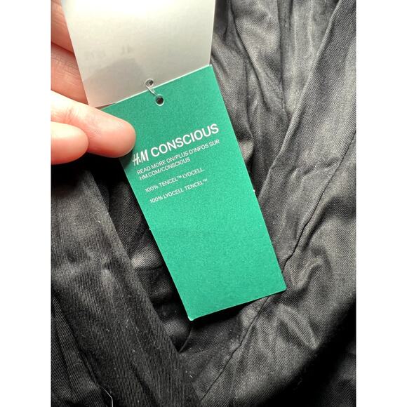 NWT H&M L.O.G.G. oversized whisigoth fairy grunge witchy emo goth punk dress XS - Picture 6 of 9